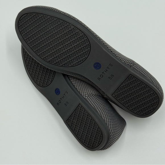 Rothy's Women’s The Flat Pebble Gray Elegant SlipOn Ballet Slippers 5.5 Washable - Picture 3 of 12